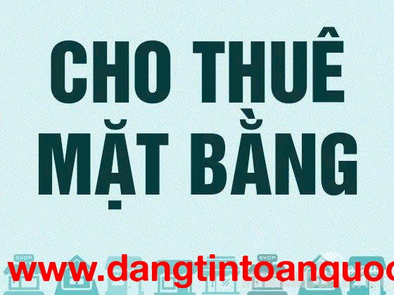 Cho thuê mặt bằng 66c Đặng Nguyên Cẩn, Phường 14, Quận 6