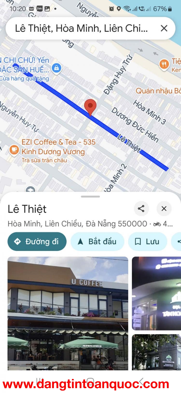 Bán đất đường 5m5 Lê Thiệt, Hoà Minh - GẦN BIỂN