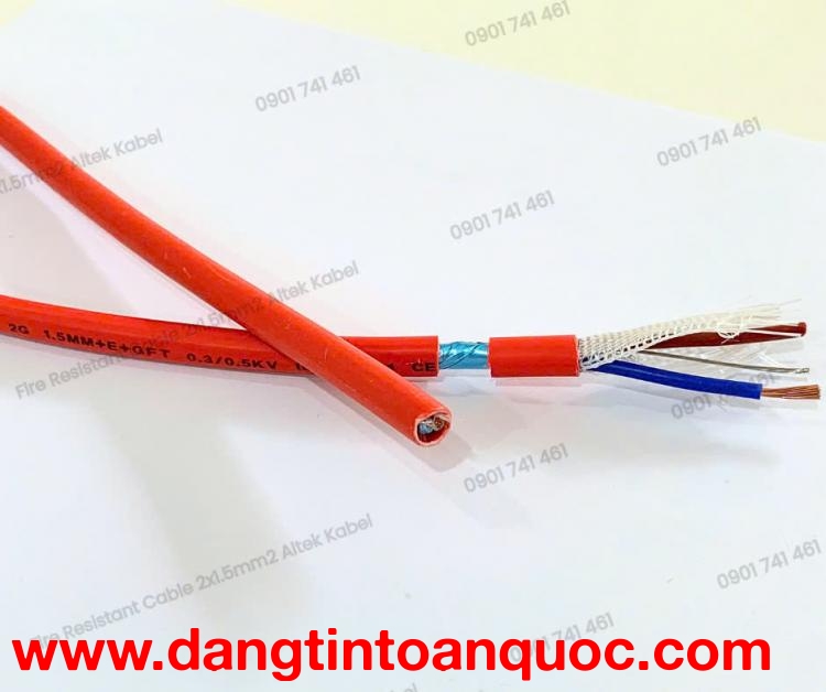 Dây cáp tín hiệu chống cháy chống nhiễu 2x1.5 Altek Kabel Đà Nẵng, Hà Nội, HCM