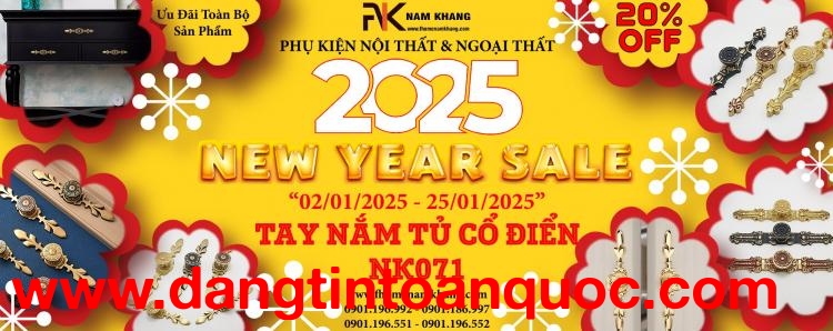 Tay nắm tủ cổ điển NK071 | New Year Sale 20% cho toàn bộ sản phẩm