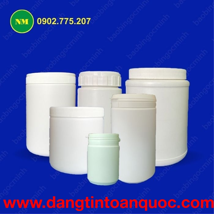 Lọ nhựa HDPE bền bỉ, an toàn