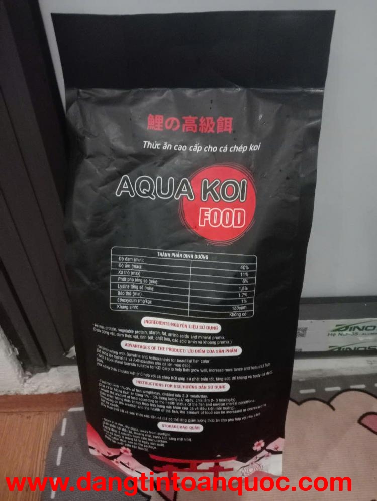 Aqua Koi mang đến nguồn dưỡng chất tinh hoa, giúp cá Koi phát triển khỏe mạnh, dáng bơi uyển chuyển 