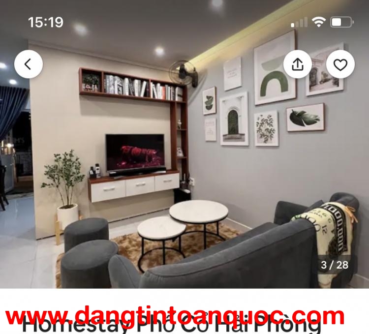 CHO THUÊ NHÀ 40m2 TẦNG 1 ngõ số 80 Hoàng văn Thụ - Hải phòng (nhà cách mặt đường 5m) :