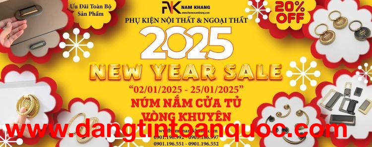 Núm nắm cửa tủ vòng khuyên | Ưu đãi 20% cho mọi đơn hàng