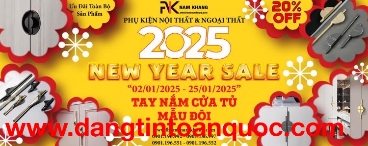 Tay nắm cửa tủ đôi | New Year Sale 20% cho tất cả sản phẩm