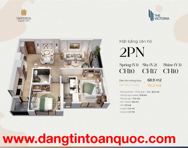 Bán căn hộ Vinhomes Smart City Tây Mỗ - 70m², 2PN, 5.4 tỷ
Căn hộ 70m² Vinhomes Smart City, Tây Mỗ, 5