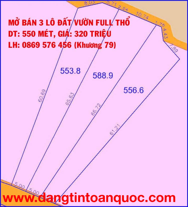 MỞ BÁN ĐẤT VƯỜN GIÁP SUỐI TẠI KHÁNH VĨNH, KHÁNH HOÀ