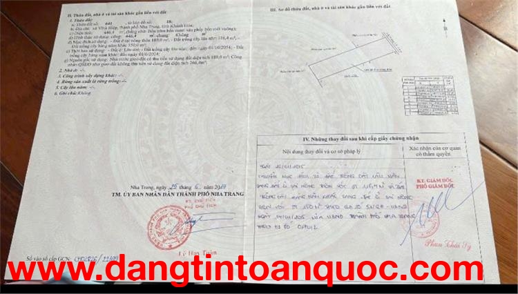 ĐẤT ĐẸP –CẦN BÁN  LÔ  ĐẤT MẶT SÔNG TẠI Quán Trường –PHƯỚC ĐỒNG,  Nha Trang – KHÁNH  HÒA