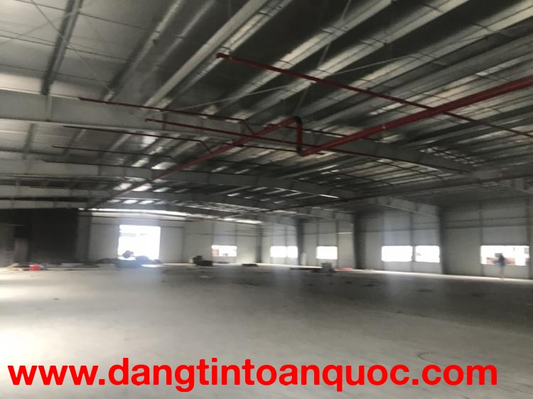  Mời thuê 2.700m2 nhà xưởng, PCCC tự động, tại khu công nghiệp Quế Võ – Bắc Ninh