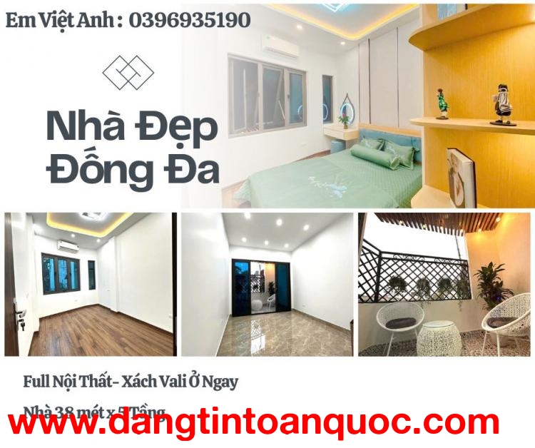 Bán nhà Phố Hào Nam, Nhà Đẹp Full Nội Thất, An Sinh Đỉnh, 38mx5T, Giá: 8,1 Tỷ, Lh: 0396935190.