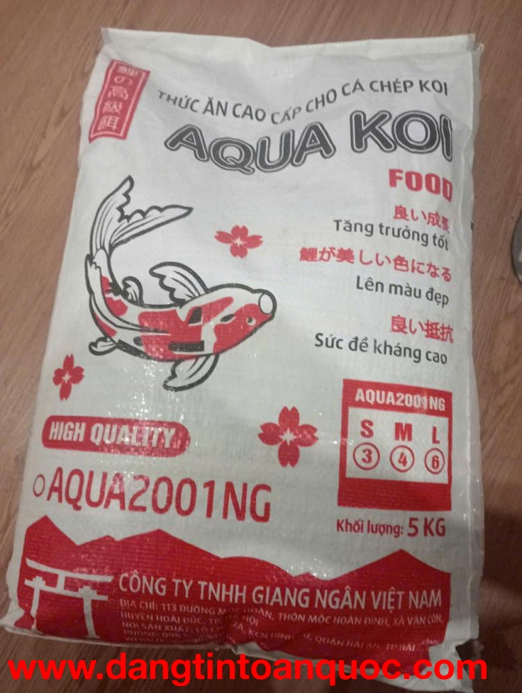 Aqua Koi – Tinh Hoa Dinh Dưỡng, Nâng Tầm Vẻ Đẹp Cá Koi Đẳng Cấp!