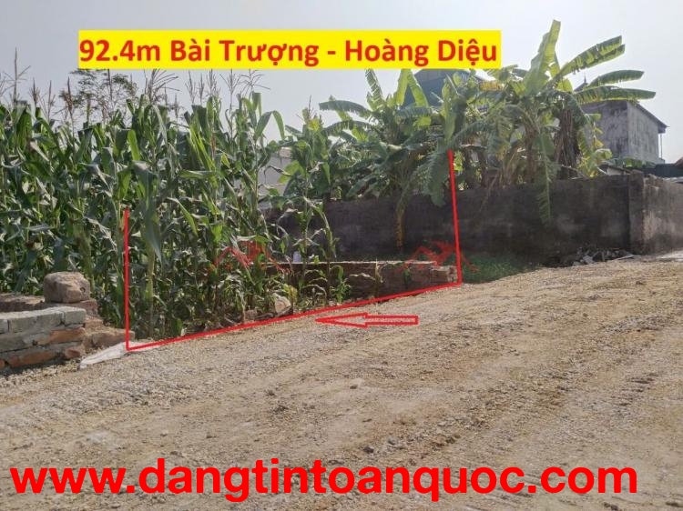 SIÊU PHẨM GIÁ 1,5 TỶ ĐẤT TẠI HOÀNG DIỆU-CHƯƠNG MỸ D/T:92,4M