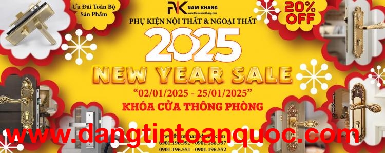 Khóa cửa thông phòng | New Year Sale 20% cho tất cả sản phẩm