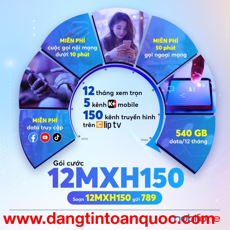 Đón Tết sum vầy, ấm áp cùng gia đình với gói cước 12MXH150