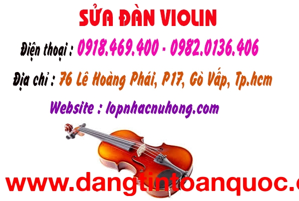 Sửa đàn violin tại gò vấp, tphcm 