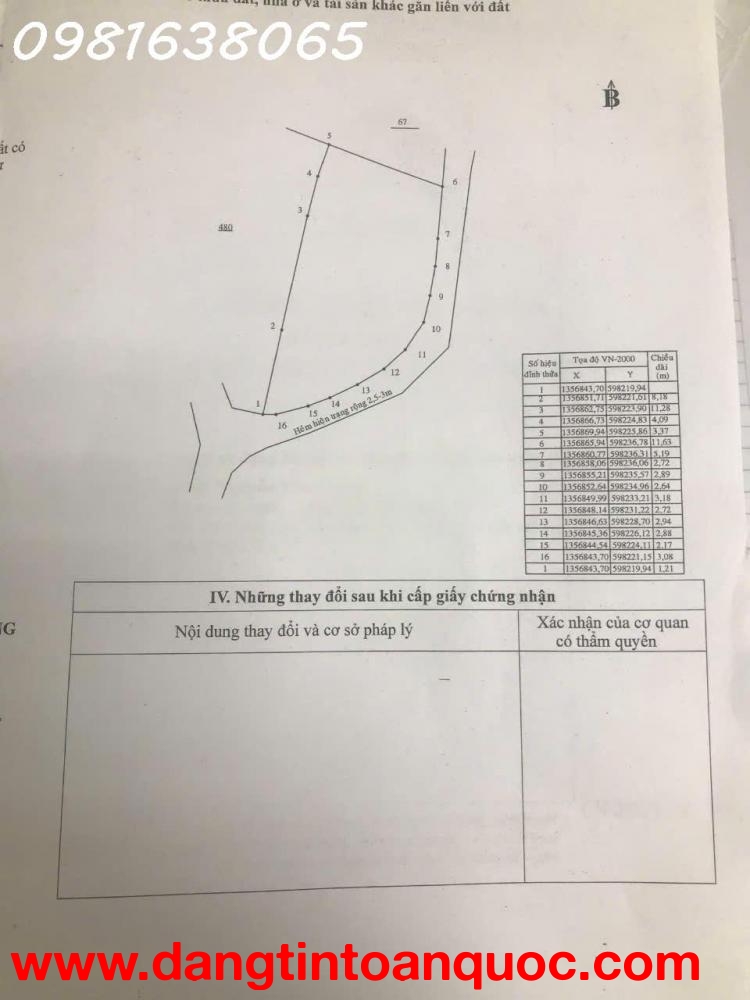 Hàng Hiếm Cần Bán, Phù Hợp Tách Thửa, Cách Đường Lương Định Của Chỉ 30m,  Xã Vĩnh Thạnh, Khánh Hòa