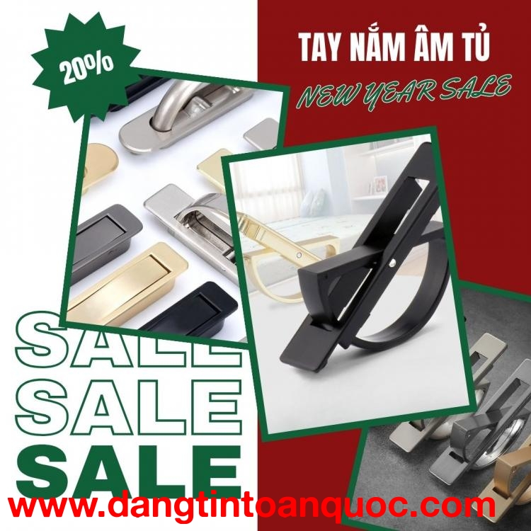 Tay nắm âm tủ cao cấp NK436 | New Year Sale 20% tất cả sản phẩm