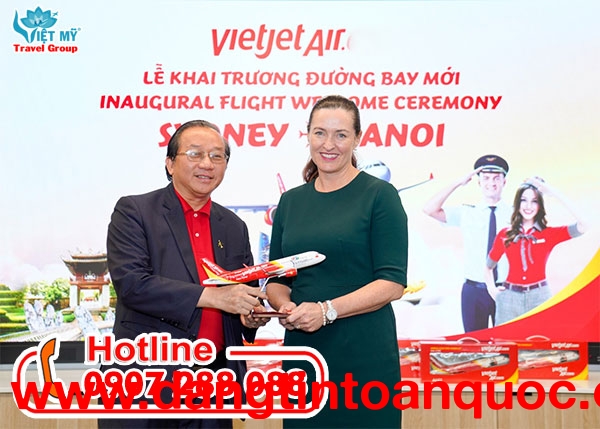 Đặt vé máy bay Vietjet giá rẻ Hà Nội đi Sydney tại Việt Mỹ