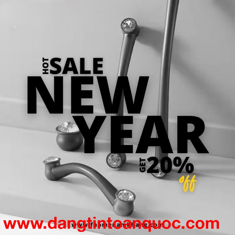 Tay nắm tủ pha lê NK439 | New Year Sale 20% tất cả sản phẩm