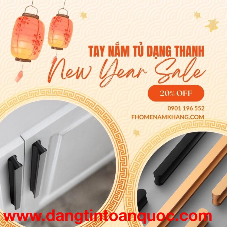 Tay nắm tủ dạng thanh | New Year Sale 20% tất cả sản phẩm