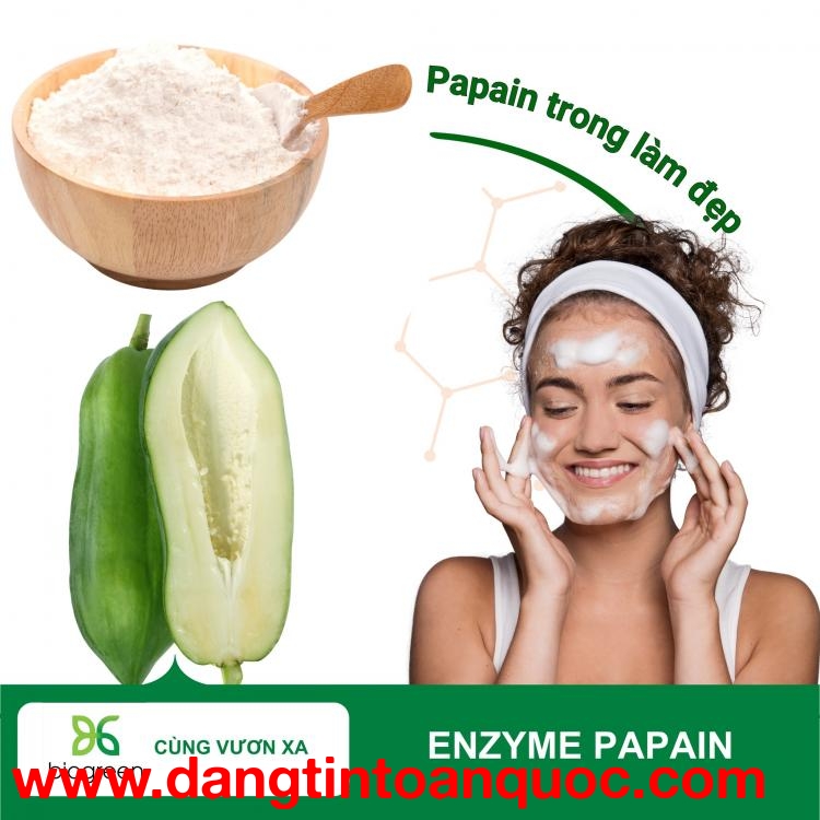 Enzyme papain có công dụng gì trong làm đẹp