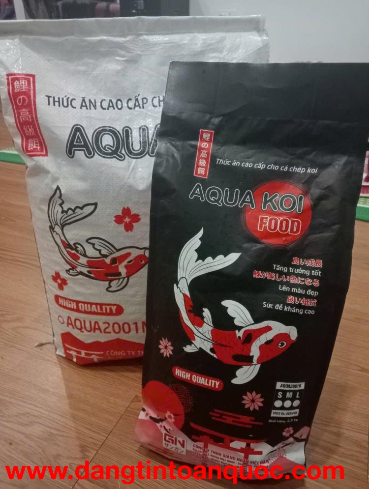 Aqua Koi Food: Đỉnh cao chất lượng, kiến tạo vẻ đẹp tuyệt mỹ.