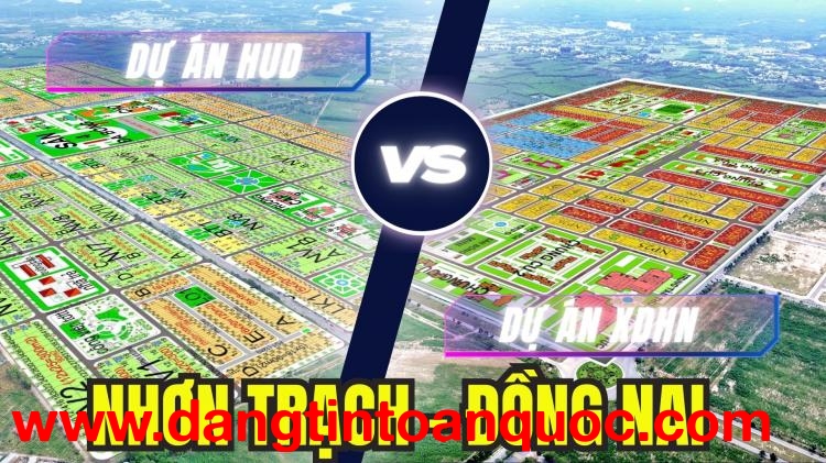 Mua bán đất nền Nhơn Trạch - Dự án Hud và XD Hà Nội sổ sẵn