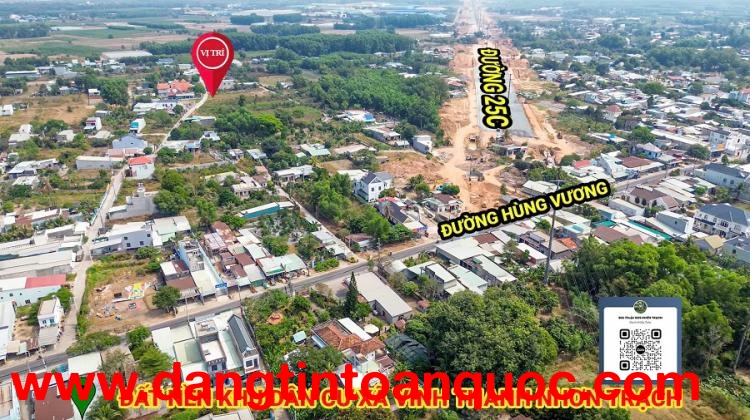 Mua bán nhà đất Nhơn Trạch mặt tiền đường 25C kết nối sân bay Long Thành