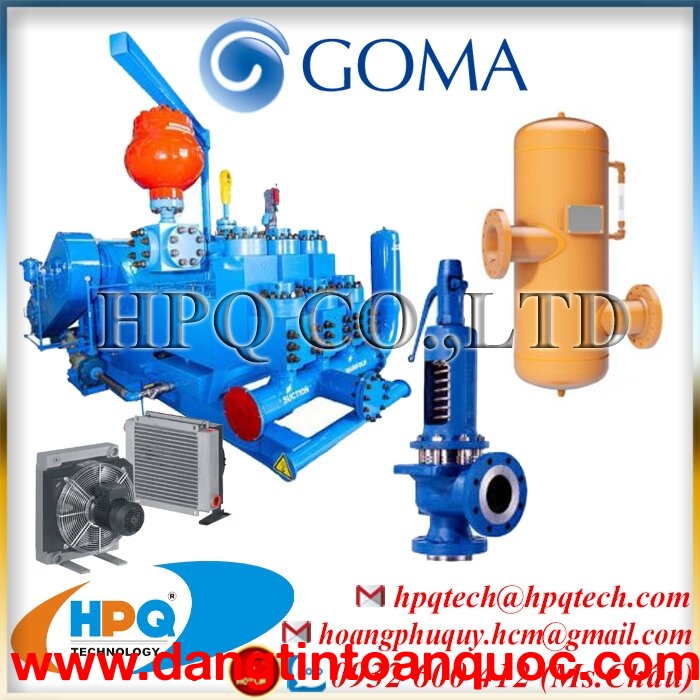 Nhà cung cấp Máy bơm khoan GOMA chính hãng - 0932 600412