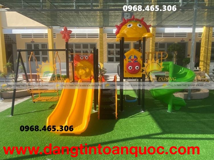 Cầu trượt trẻ em liên hoàn nhập khẩu, cầu trượt sắt trẻ em