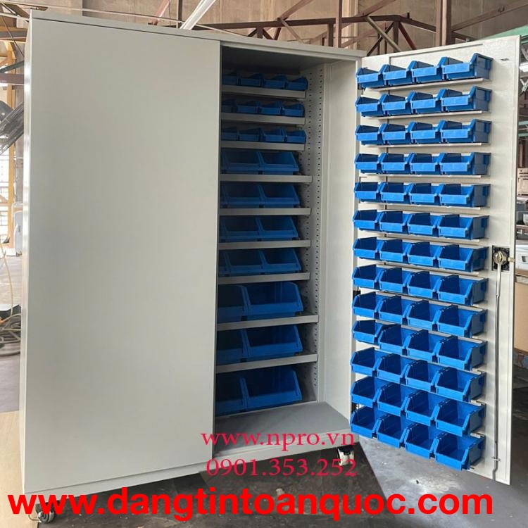 Tủ đựng linh kiện KT: W1500xD800xH1900mm