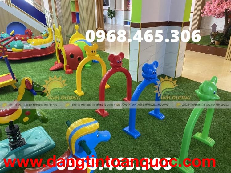 Cung chui nhựa mầm non, cổng chui mầm non bằng nhựa