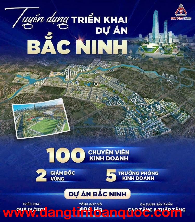 Mai Việt Land khai trương văn phòng mới Bắc Ninh, cần tuyển thêm nhân lực cùng khai thác dự án mới