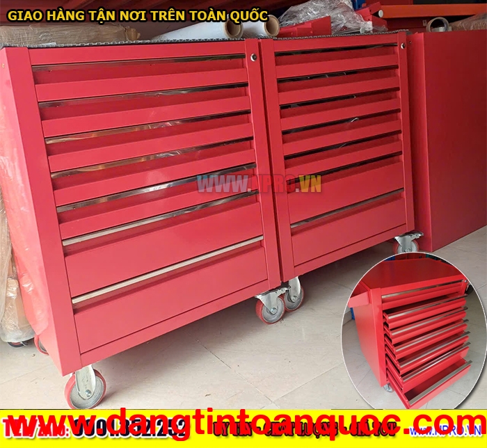 Tủ dụng cụ 7 ngăn, tủ đồ nghề 7 ngăn, Tủ đồ nghề 7 ngăn kéo