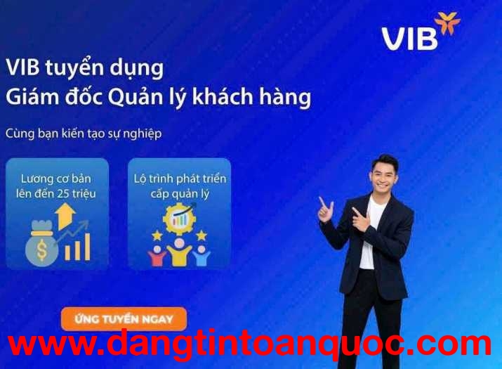 TUYỂN DỤNG CÁN BỘ KHỐI TÍN DỤNG NGÂN HÀNG