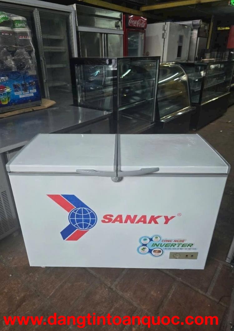 tủ đông hiệu sanaky vh 3699a3 dung tích 360 lít mới 91%