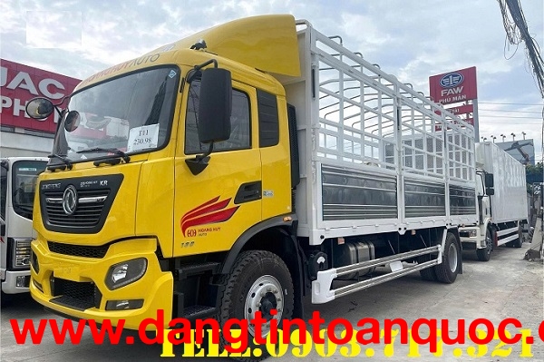 Bán xe tải DongFeng KR180 tải 9T2 thùng cao 2m52