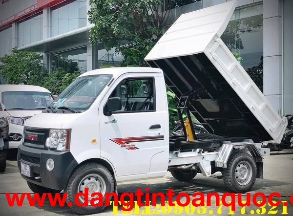 Xe ben 970Kg hiệu SRM K990 mới 2025 thùng 1 khối