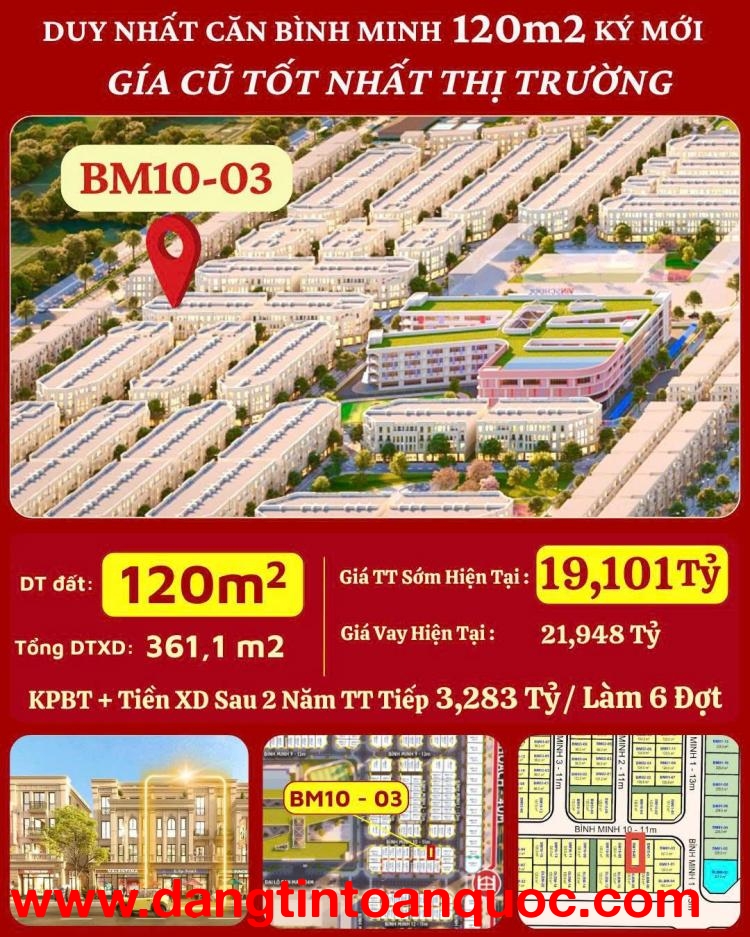 Siêu phẩm BM10-03 Vinhomes Đan Phượng – 120m2 View đẹp, vị trí đắc địa, giá tốt, quà hấp dẫn