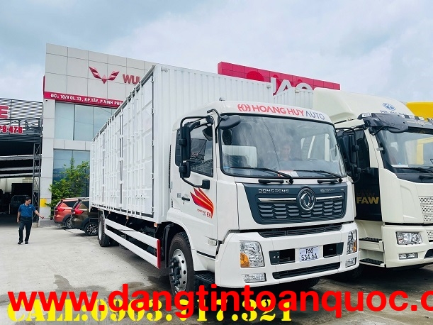 Bán trả góp xe tải DongFeng KR180 thùng kín Container 7 tấn giao ngay 
