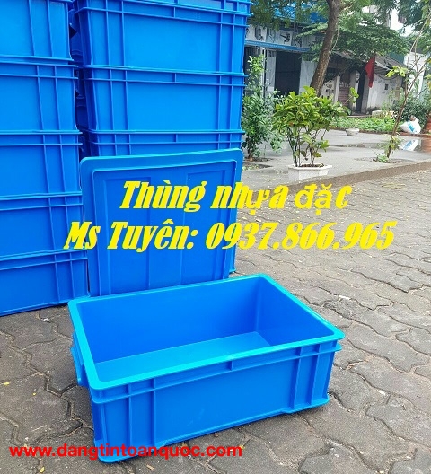 Thùng nhựa nguyên sinh HPDE, khay nhựa đặc công nghiệp, khay nhựa cơ khí