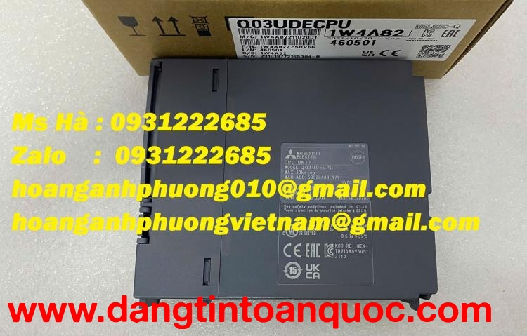 Bộ xử lý CPU hiệu suất cao dòng Mitsubishi Q03UDECPU 