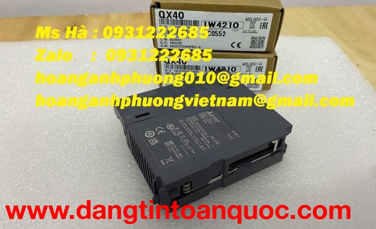 QX40 | Mô đun ngõ vào mitsubishi 24VDC | bán chuyên mitsubishi
