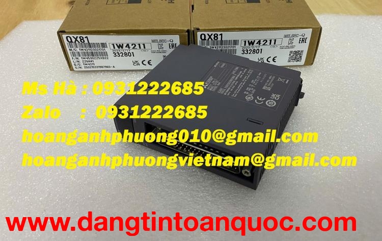 Cung cấp hàng mới - Digital input mitsubishi QX81 24VDC