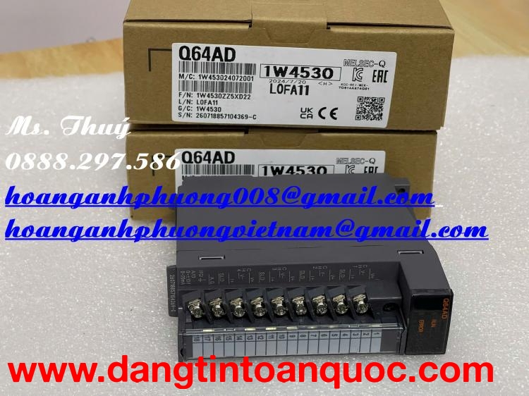 Module dòng Q Series Q64AD - Hàng chuẩn Mitsubishi