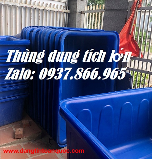 Phân phối thùng nhựa tròn dung tích lớn, thùng nhựa kích thước lớn, thùng nhựa 500l