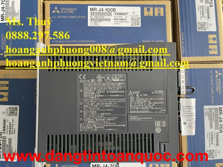 MR-J4-100B - Bộ điều khiển động cơ - Mitsubishi Japan