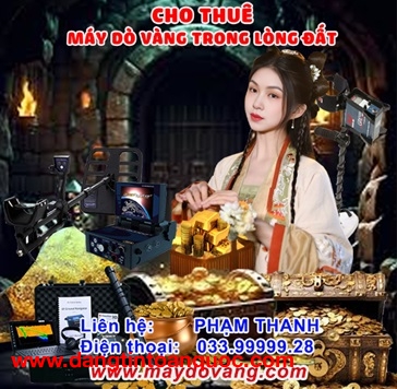 CHO THUÊ MÁY DÒ VÀNG TRONG LÒNG ĐẤT