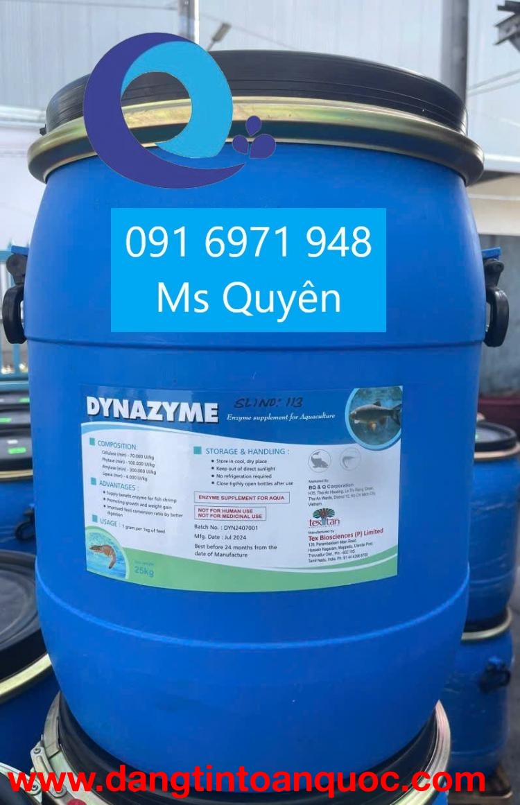 Enzyme tăng trọng cho tôm cá Dynazyme