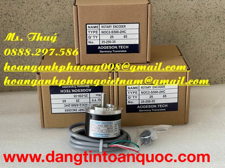Chính hãng - Bộ mã hoá NOC2-S500-2HC Aogeson - New 100%